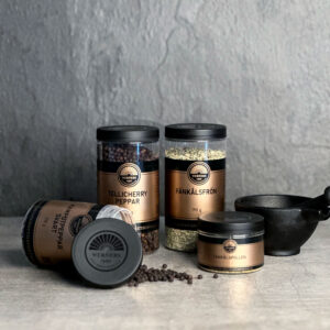 Logotyp för Werners kryddor i ny kostym